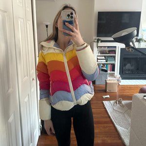 Marine Layer rainbow jacket